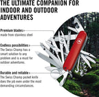 Victorinox Cyber Tool M 32 Functions Swiss Army Medium Pocket Knife with Fold-Out Bit Case, Ruby