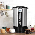 Commercial Coffee Urn 100 Cups（20L, Stainless Steel Large-Capacity Coffee Maker for Catering, Events, Offices & Restaurants, Fast Brew & Keep Warm Function