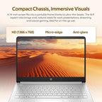 HP Stream 14" HD Laptop with AI Copilot  Intel Processor N150  4GB RAM  1.12TB Storage (128GB UFS + 1TB Docking Station Set)  Intel Graphics  1 Year Office 365  Wi-Fi 6  Win 11  Silver