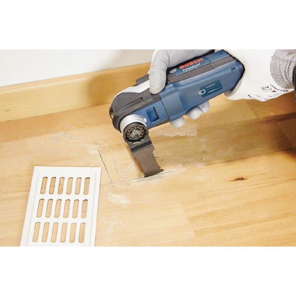 BOSCH 1-1/4 in. OSL114JF-10 Starlock Oscillating Multi-Tool Bi-Metal Blade 10-Pack - Professional Swiss-Made Precision, 3D Interface Design, Universal Tool Compatibility for Clean Cuts in Hard Wood