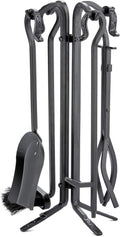 UniFlame 5-Piece Black Rustic Mini Fireplace Tools Set (F-1126)