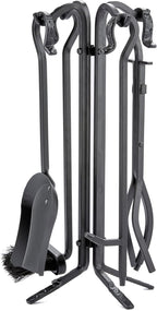 UniFlame 5-Piece Black Rustic Mini Fireplace Tools Set (F-1126)