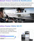 VIOFO A229 Pro 4K HDR Dash Cam  Dual STARVIS 2 IMX678 IMX675  4K+2K Front and Rear Car Camera  2 Channel with HDR  Voice Control  5GHz WiFi GPS  Night Vision 2.0  24H Parking Mode
