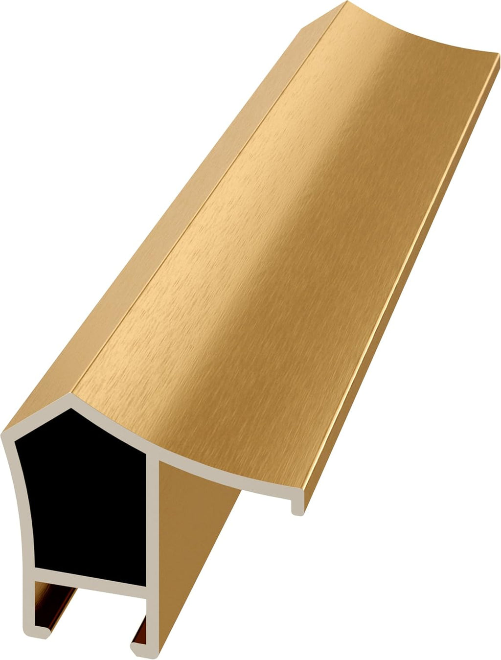 Pale Gold Prismatic 55" Alloy Deco TV Frame - Compatible ONLY with Samsung The Frame TVs (Fits 2021-2026  LS03A  LS03B  LS03C  LS03D  LS03FA)