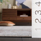 SAFAVIEH Area Rug 9x12 - Evoke Collection - Large - Ivory & Taupe, Distressed Design, Non-Shedding & Easy to Clean, Ideal for Living Room, Bedroom, Dining Space (EVK256E)