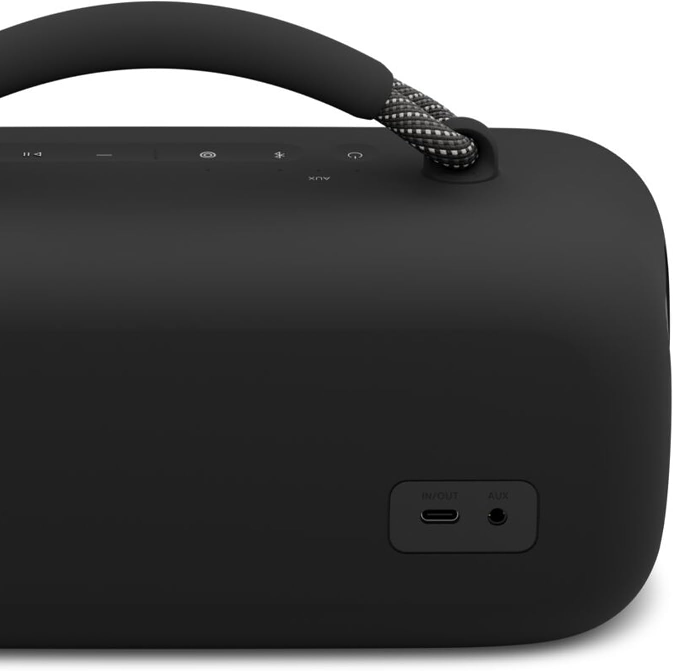 Bose SoundLink Max Portable Speaker  Large Waterproof Bluetooth Speaker  Up to 20 Hours of Battery Life  USB-C  Built-in 3.5mm AUX Input  Black (Renewed)