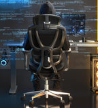 FLEXISPOT Sentinel Ergonomic Gaming Chair with Dual-Wing Adaptive Lumbar, 3D Armrests 3-Position Recline up to 120° Height-Adjustable Backrest Premium Mesh Computer Office Chair for Home & Office