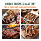 LEM Products Big Bite Motorized 10 Pound Capacity Stainless Steel Sausage Stuffer with Removable Cylinder, 0.5HP