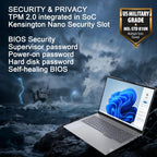 Lenovo ThinkBook 16 Gen 7 Business Laptop (16" FHD+ Anti-Glare  AMD Ryzen 5 7533HS (> i7-1255U)  16GB DDR5 RAM  512GB SSD)  Fingerprint Reader  Webcam  Ethernet  Wi-Fi 6  Win 11 Pro w/ Copilot  Grey