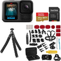GoPro HERO13 Black - Waterproof Action Camera with 5.3K60 Video  27MP Photo  Bundle with Froggi Extreme Sport 47-pc Accessories Kit  64GB microSD Card (HERO13 Black)