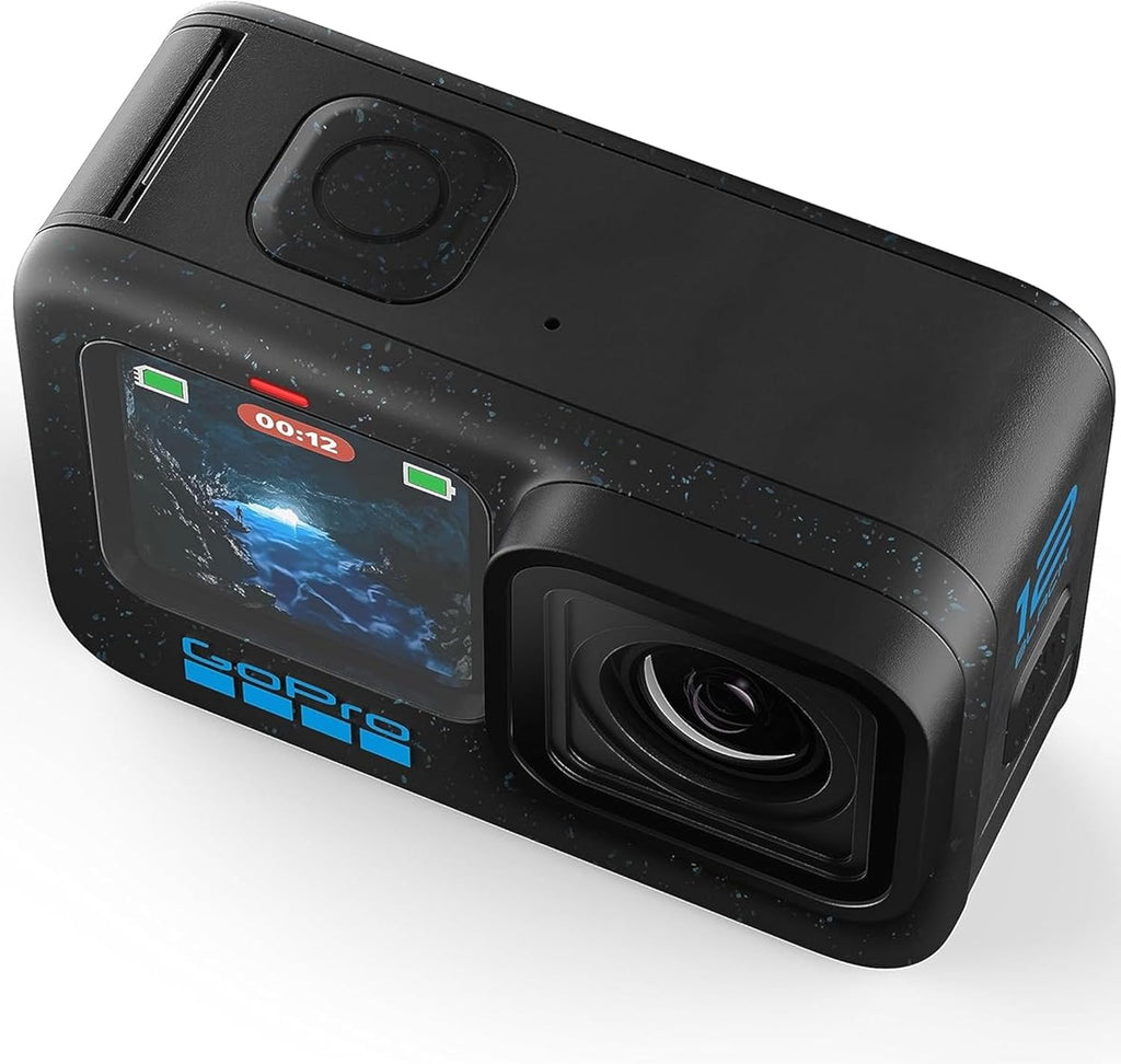 GoPro Hero12 Black E-Commerce Package - Waterproof Action Camera with 5.3K60 Ultra HD Video  27MP Photos  HDR  1/1.9" Image Sensor  Live Streaming  Webcam  Stabilization