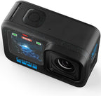 GoPro Hero12 Black E-Commerce Package - Waterproof Action Camera with 5.3K60 Ultra HD Video  27MP Photos  HDR  1/1.9" Image Sensor  Live Streaming  Webcam  Stabilization