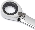 GEARWRENCH 8 Piece 72-Tooth 12 Point Reversible Ratcheting Combination SAE Wrench Set | 9533N
