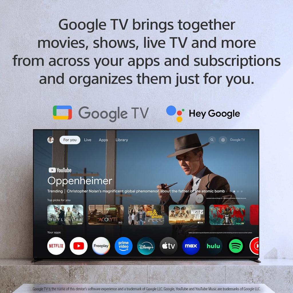 Sony BRAVIA 2 II 43 Inch 4K Ultra HD LED Smart TV with Google TV and Exclusive Features for PlayStation®5 (K-43S20M2)  2025 Model