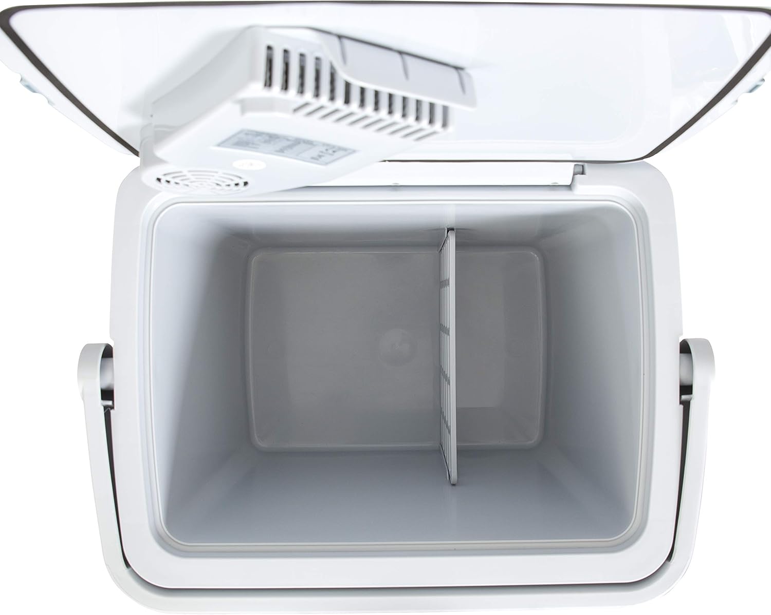 K-Box Electric Cooler and Warmer 34 Qt – Portable Dual-Power 12V Car & 110V Home Unit – Keeps Food & Drinks Hot or Cold – Compact Travel Fridge for Road Trips, Camping, Beach & Tailgating