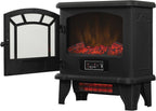 duraflame® Infrared Quartz Electric Fireplace Stove Heater, Black