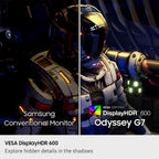 Samsung 37” Odyssey G7 (G75F) 4K UHD Resolution  165Hz  Curved Gaming Monitor  1ms Response Time (GtG)  VESA DisplayHDR™ 600  AMD FreeSync™ Premium Pro  LS37FG75DENXZA  2025