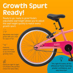 Retrospec Koda Plus Kids Bike for Boys & Girls Ages 6-8 Years - 20" Children's Bicycle, Adjustable Seat & Handlebars