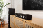 Polk Monitor XT35 Slim Center Channel Speaker - Hi-Res Audio Certified  Dolby Atmos & DTS:X Compatible  1" Terylene Tweeter & Four 3" Dynamically Balanced Woofers  Wall-Mountable  Midnight Black