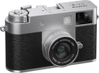 FUJIFILM X Half Premium Compact Camera  Instax Mini - Silver