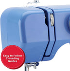 SINGER® M1000 Mending Machine (Blue) with Accessories | 4 Built in Stitches deliver 32 Stitch Applications | Compact, Lightweight, Portable | Great for Light to Medium Weight Fabrics & Repairs