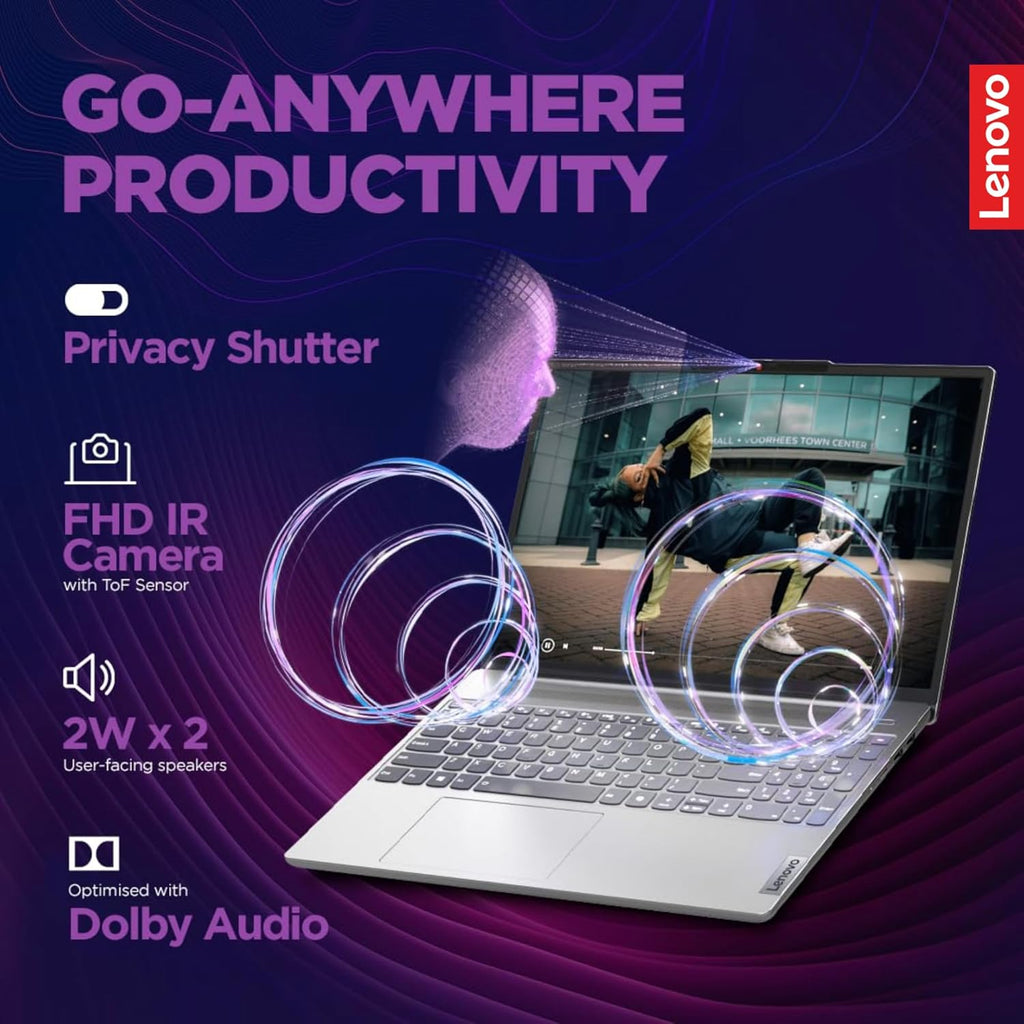 Lenovo Essential Touchscreen Laptop | Ideapad 3i | 24GB RAM | 15.6" FHD Touch Screen Display | 256GB SSD Storage | Intel Core i3 Processor | Windows 11 Pro | Business and Home Lover Laptop W/o Earbuds
