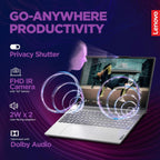 Lenovo Essential Touchscreen Laptop | Ideapad 3i | 24GB RAM | 15.6" FHD Touch Screen Display | 256GB SSD Storage | Intel Core i3 Processor | Windows 11 Pro | Business and Home Lover Laptop W/o Earbuds