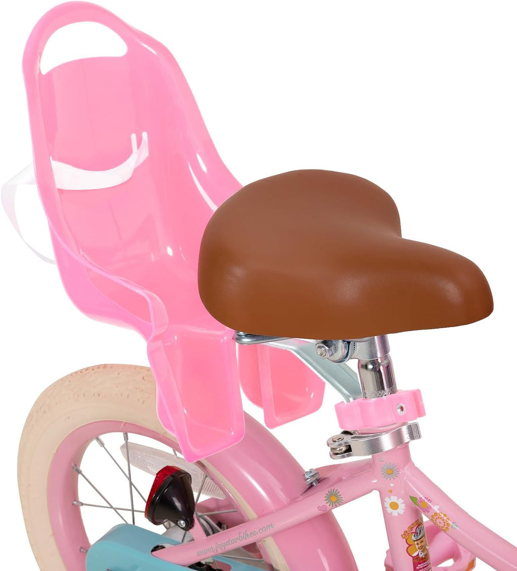 JOYSTAR Little Daisy Kids Bike for Girls Boys Ages 2-7 Years, 12 14 16 Inch Girls Bikes with Doll Bike Seat & Streamers, Boys Bike with Flag & Number Plate, Multiple Colors