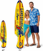 Nuekreations Surfboard Wall Decor – Island Style Tropical Beach Bar Sign – Decorative Surfboard Wall Art – 47" or 71"