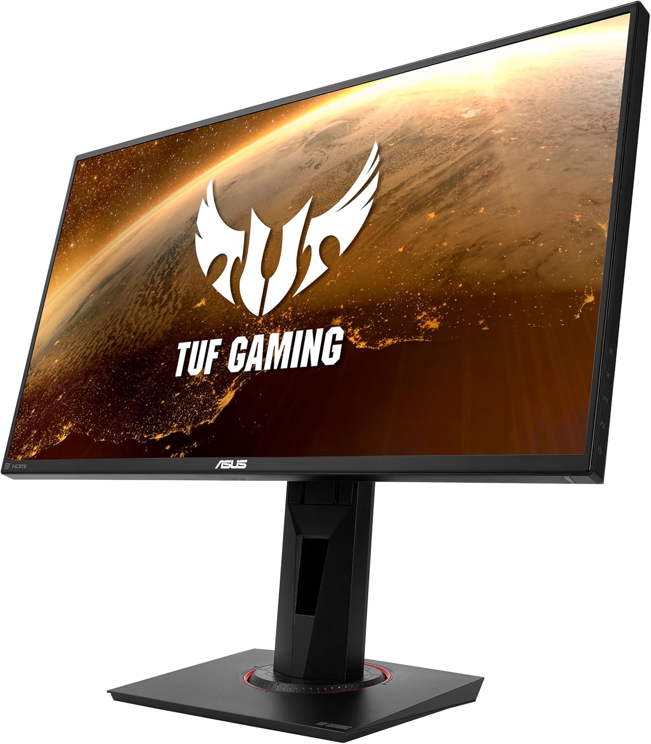 ASUS TUF Gaming VG259QM 24.5” Monitor  1080P Full HD (1920 x 1080)  Fast IPS  280Hz  G-SYNC Compatible  Extreme Low Motion Blur Sync 1ms  DisplayHDR 400  Eye Care  DisplayPort HDMI Black