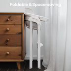 Fodoss 4 in 1 Foldable High Chairs for Babies and Toddlers with Waterproof Cushion, Easy to Clean Baby Chair for Eating, Feeding Chair