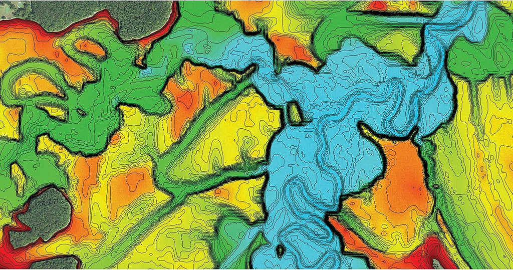 Humminbird LakeMaster Premium Southeast States V1 Map SD Card for Fish Finders