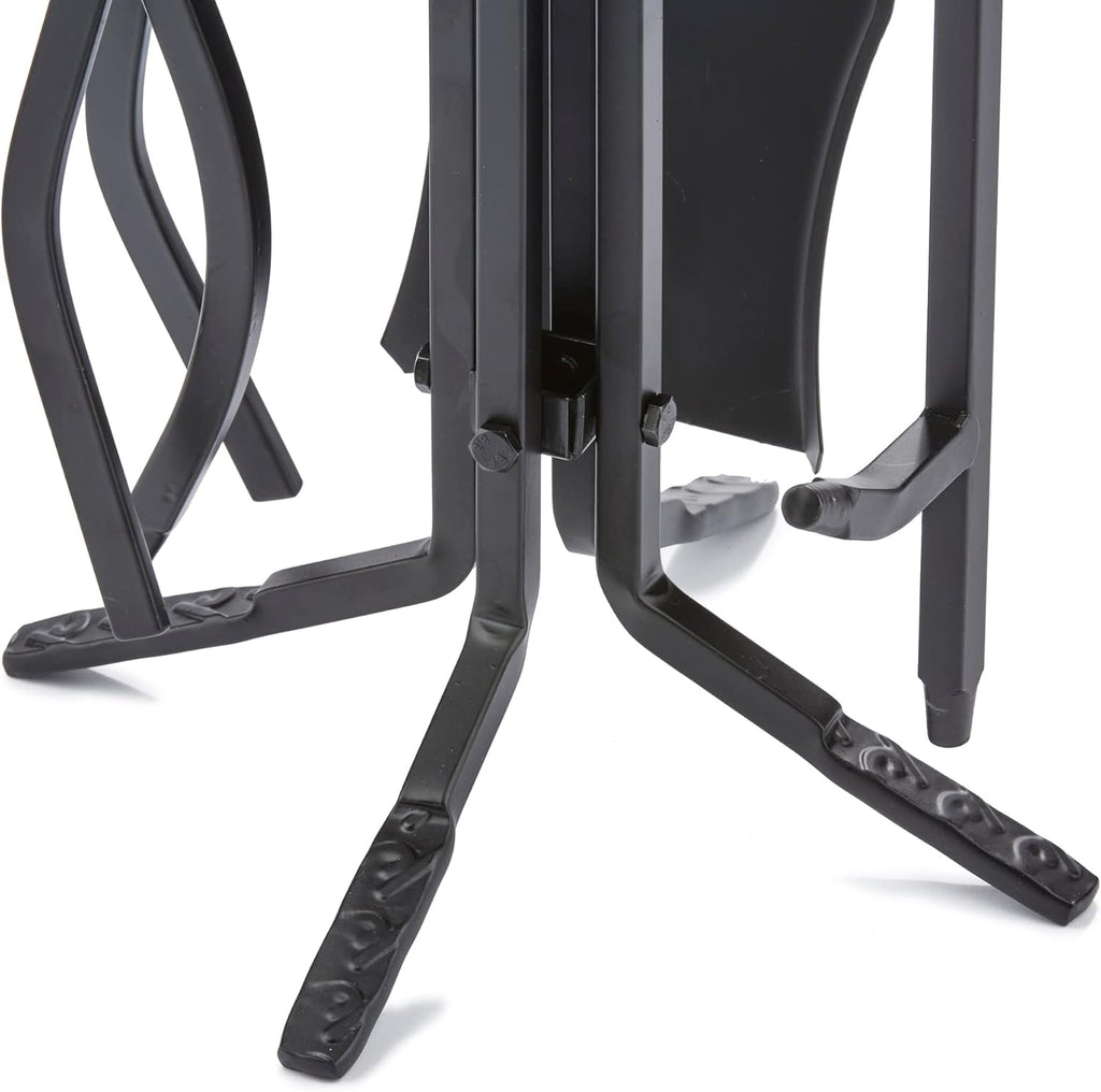 UniFlame 5-Piece Black Rustic Mini Fireplace Tools Set (F-1126)