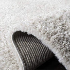 SAFAVIEH August Shag Collection Area Rug - 9' x 12', Beige, Solid Design, Non-Shedding & Easy Care, 1.2-inch Thick Ideal for High Traffic Areas in Living Room, Bedroom (AUG900D)