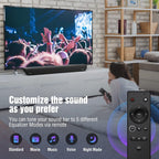 OXS S5 Sound bar for TV with HDMI eARC  Dolby Atmos 3.1.2 Built-in Subwoofer  Center Speaker  Bluetooth & Multi Wired Connection  5 EQ  4K HDR Passthrough  230W  Home Theater Audio Wall Mounted