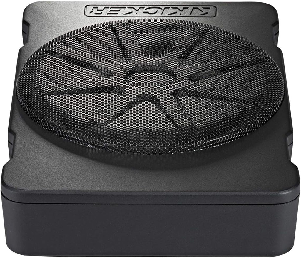 KICKER 46HS10 Hideaway Compact Powered Subwoofer  10-Inch