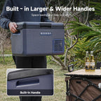 BODEGA 12 volt Car Refrigerator - 26QT Portable Freezer IPX4 Waterproof Car Fridge Electric Cooler Ultra-Quiet for Truck Van Camping Travel 12/24V DC 110~240 Volt AC,-4℉~68℉