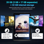 Android 15 Tablet 10 Inch, 16GB RAM 32GB ROM 1TB Expandable, Fast WiFi 6 & BT 5.4 Tablets 5-Core, HD IPS Touchscreen, 8H+ Battery, Dual Camera Portable Tablet for Kids & Adults, Gift, Streaming - 2026