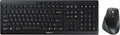 Cherry Stream Desktop Comfort, Wireless Keyboard and Mouse Combo, 2.4 GHz Connection, Whisper-Quiet Keys, Ergonomic Right-Handed Mouse, Battery-Powered, Black