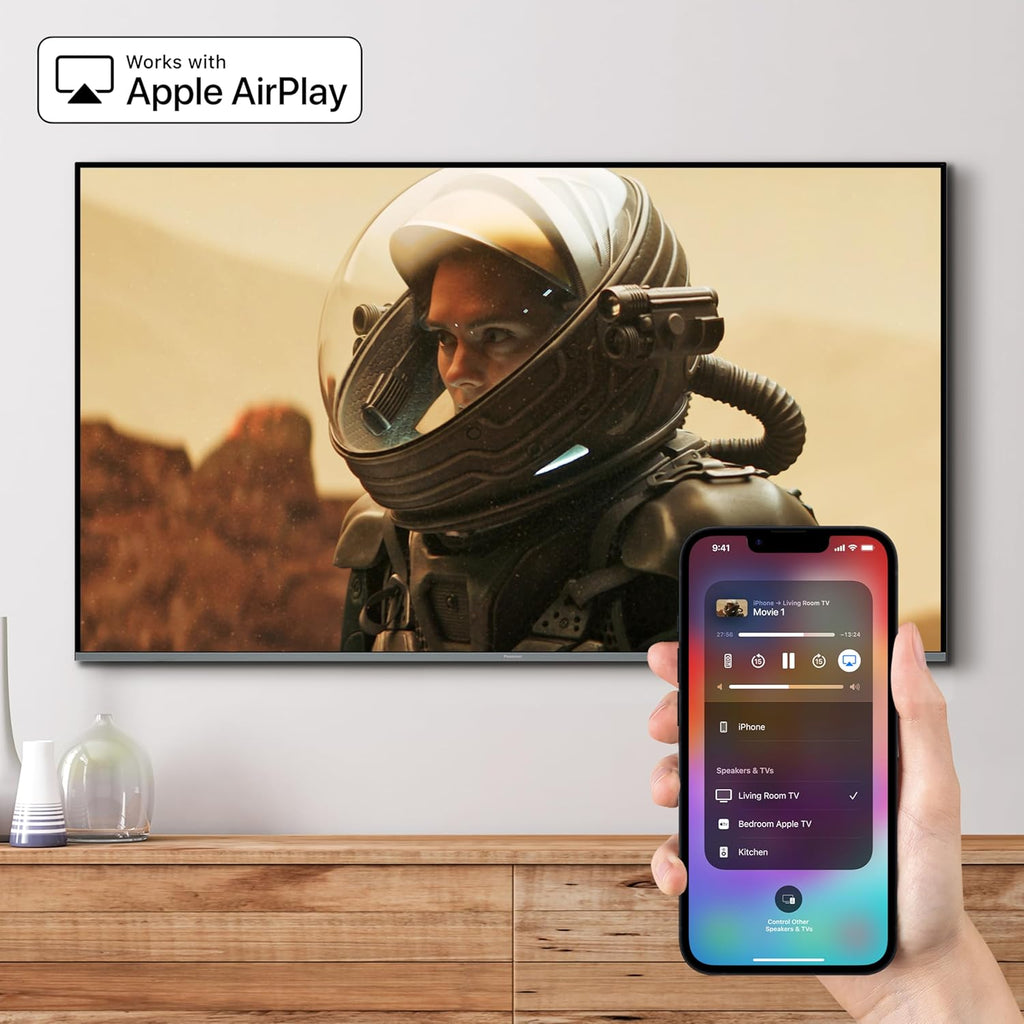 Panasonic W70 Series (2025 Model) 55" LED 4K Ultra HD Smart Fire TV  Press & Ask Alexa  Apple AirPlay  HDR10+  HDMI 2.1  and Bluetooth Support - 55W70BP