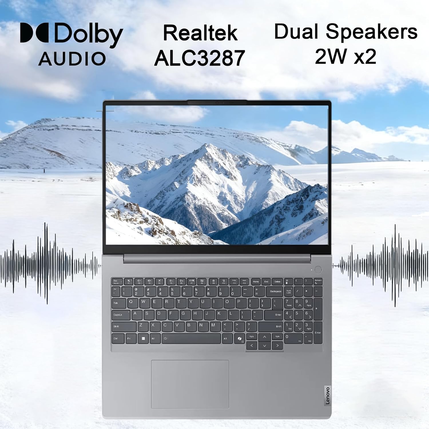 Lenovo ThinkBook 16 Gen 7 Business Laptop (16" FHD+ Anti-Glare  AMD Ryzen 5 7533HS (> i7-1255U)  16GB DDR5 RAM  512GB SSD)  Fingerprint Reader  Webcam  Ethernet  Wi-Fi 6  Win 11 Pro w/ Copilot  Grey