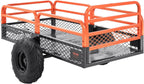 VEVOR ATV UTV Trailer Tow Behind Dump Cart  1500lbs 15 Cubic Feet  Heavy Duty Yard Garden Trailer Pull Behind Dump Trailer for Lawn Mower Tractor
