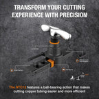 NAVAC NTF66 Flaring Tool | Internal Clutch Support | Axial Spacing | Patented Rivet Connection | Eccentric Cone | 45-Degree Flare | 1 Year Warranty