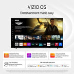 VIZIO 32 Inch V Series Full Array LED Smart HD TV 720p Bluetooth Compatible with VRR, DTS Virtual X, Airplay 2 and Chromecast Built-in (VHD32M-0810) (Renewed)