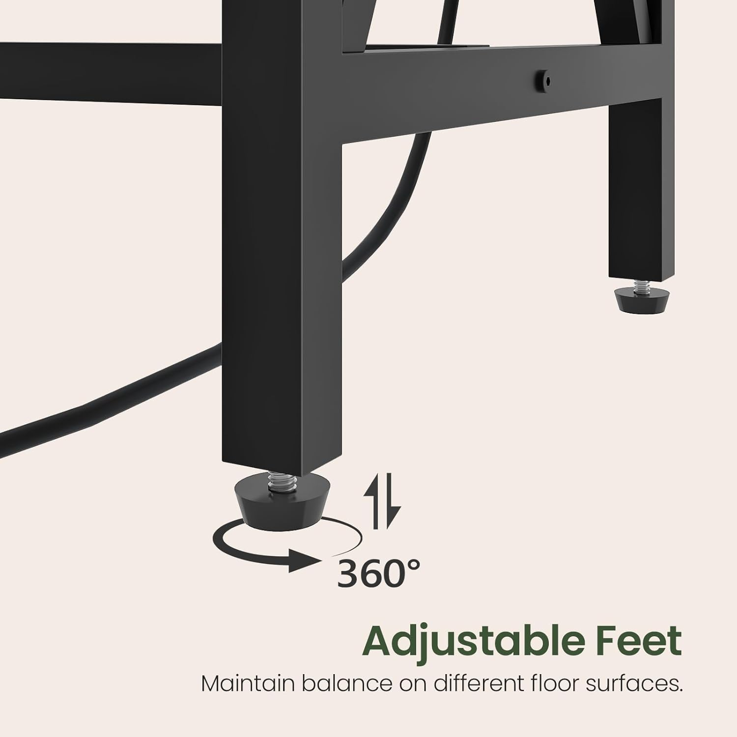 CHOEZON 70.9'' Bar Table, Kitchen Dining Table with Power Outlet and Footrest, Industrial Style, for Pub, Living Room, Rustic Brown and Black TBT08UBF