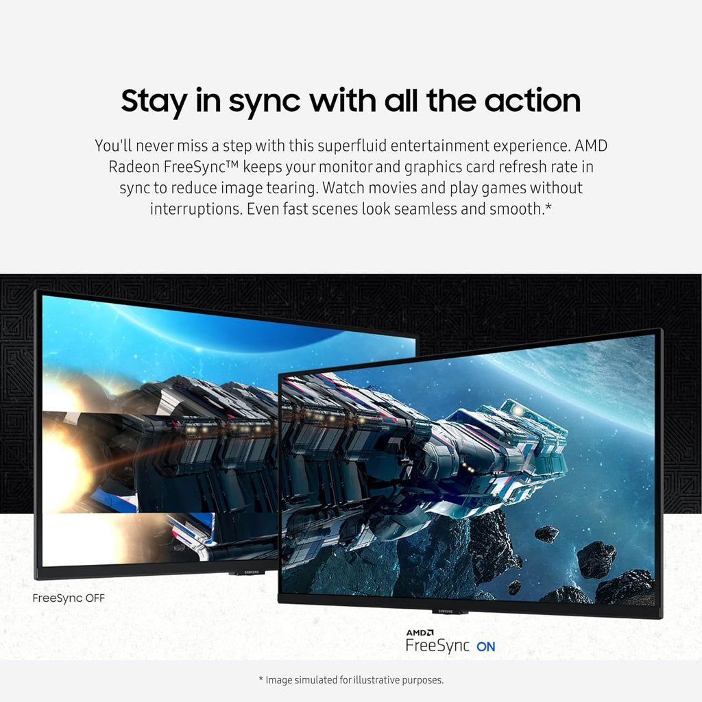 SAMSUNG 32-Inch Odyssey G50D Series QHD Fast IPS G-Sync Compatible Gaming Monitor  1ms  VESA DisplayHDR 400  180Hz  AMD FreeSync  Adjustable Stand  Eye Saver Mode  LS32DG502ENXZA  2024