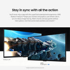 SAMSUNG 32-Inch Odyssey G50D Series QHD Fast IPS G-Sync Compatible Gaming Monitor  1ms  VESA DisplayHDR 400  180Hz  AMD FreeSync  Adjustable Stand  Eye Saver Mode  LS32DG502ENXZA  2024
