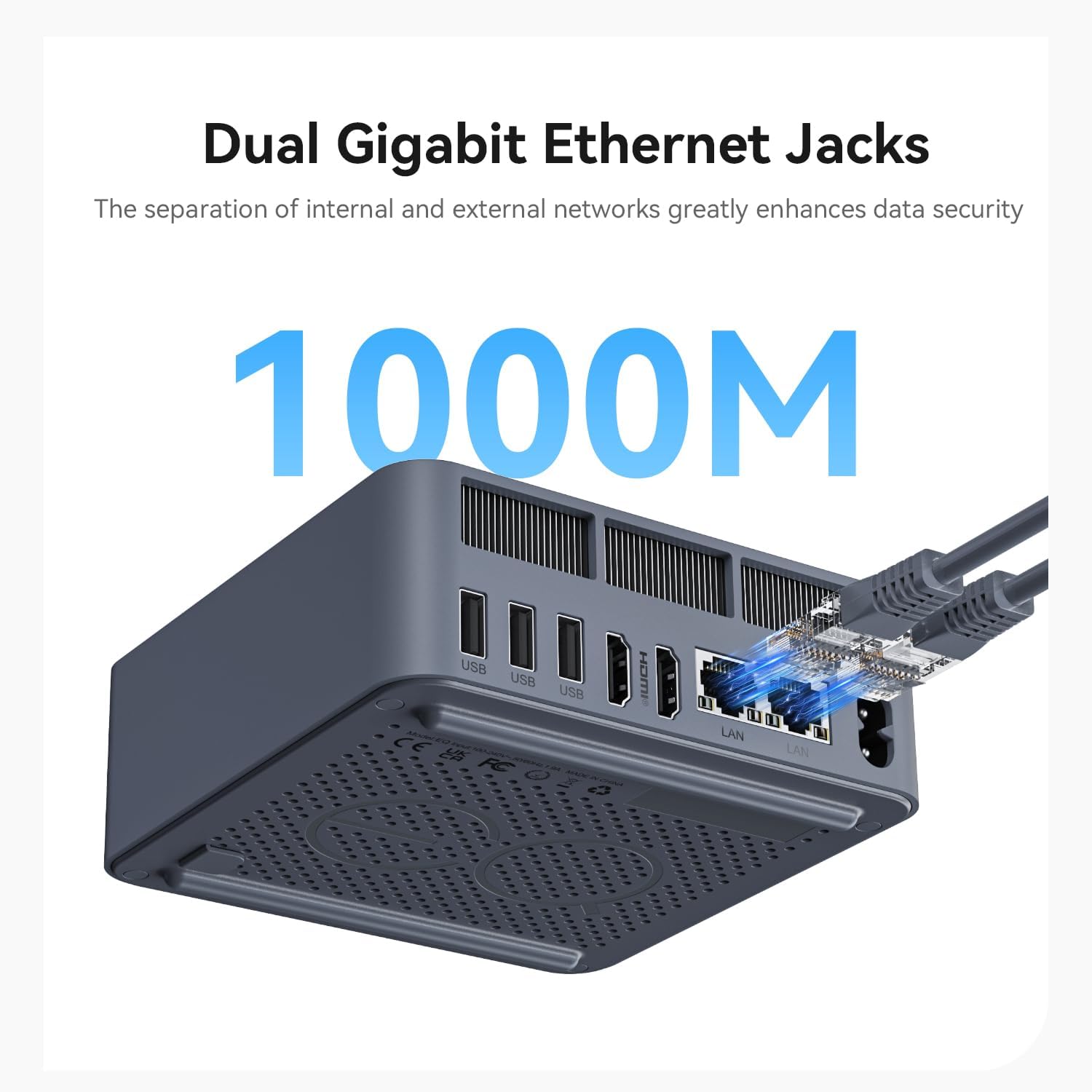 Beelink EQi12 Mini PC  Intel Core 1220P (up to 4.4GHz) 10C/12T  Mini Computer 16GB DDR4 3200MHz 500GB PCIe4.0 SSD  Dual HDMI Display 4K 60Hz/WiFi6/BT5.2/HTPC/NPU/AI/Built-in PSU