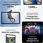 Samsung Galaxy Tab A8 10.5” 64GB Android Tablet  LCD Screen  Kids Content  Smart Switch  Expandable Memory  Long Lasting Battery  Fast Charging  US Version  2022  Silver  Amazon Exclusive