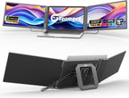 Teamgee 15.6" Laptop Screen Extender with Power Bank  FHD 1080P Triple Monitor  Driver-Free Plug & Play for 13-17" Laptops (HDMI/USB)  Home Office/Small Business  Windows/Mac/Android